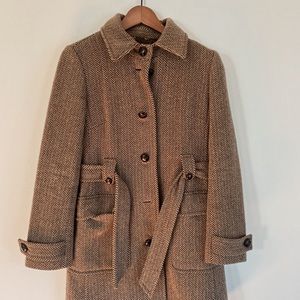 J Crew Wool Belted Coat